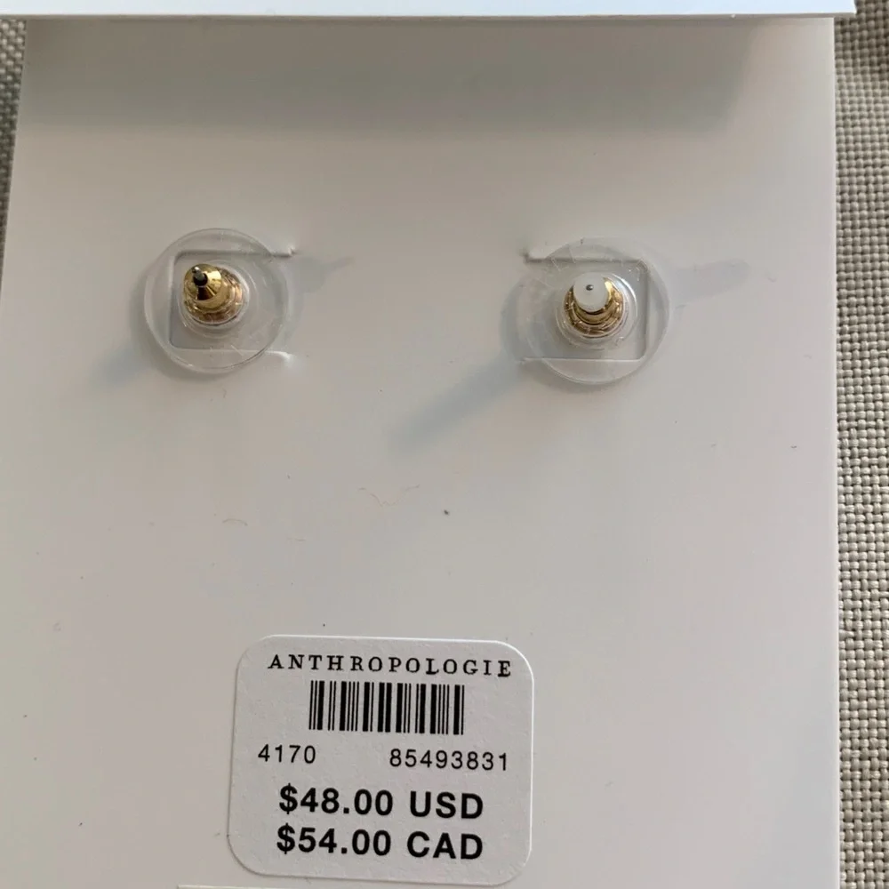 BaubleBar X Anthropology NWT Pumpkin Latte Earrings
